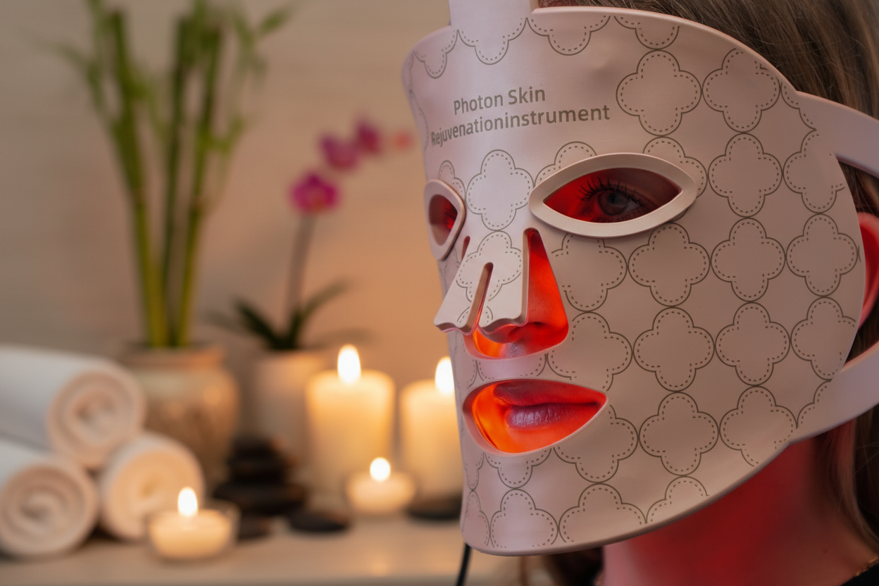 7-Mode LED Therapy Mask - Pink