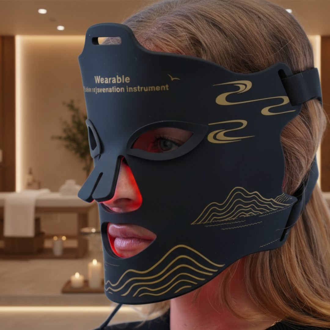 4-Mode LED Therapy Mask - Black