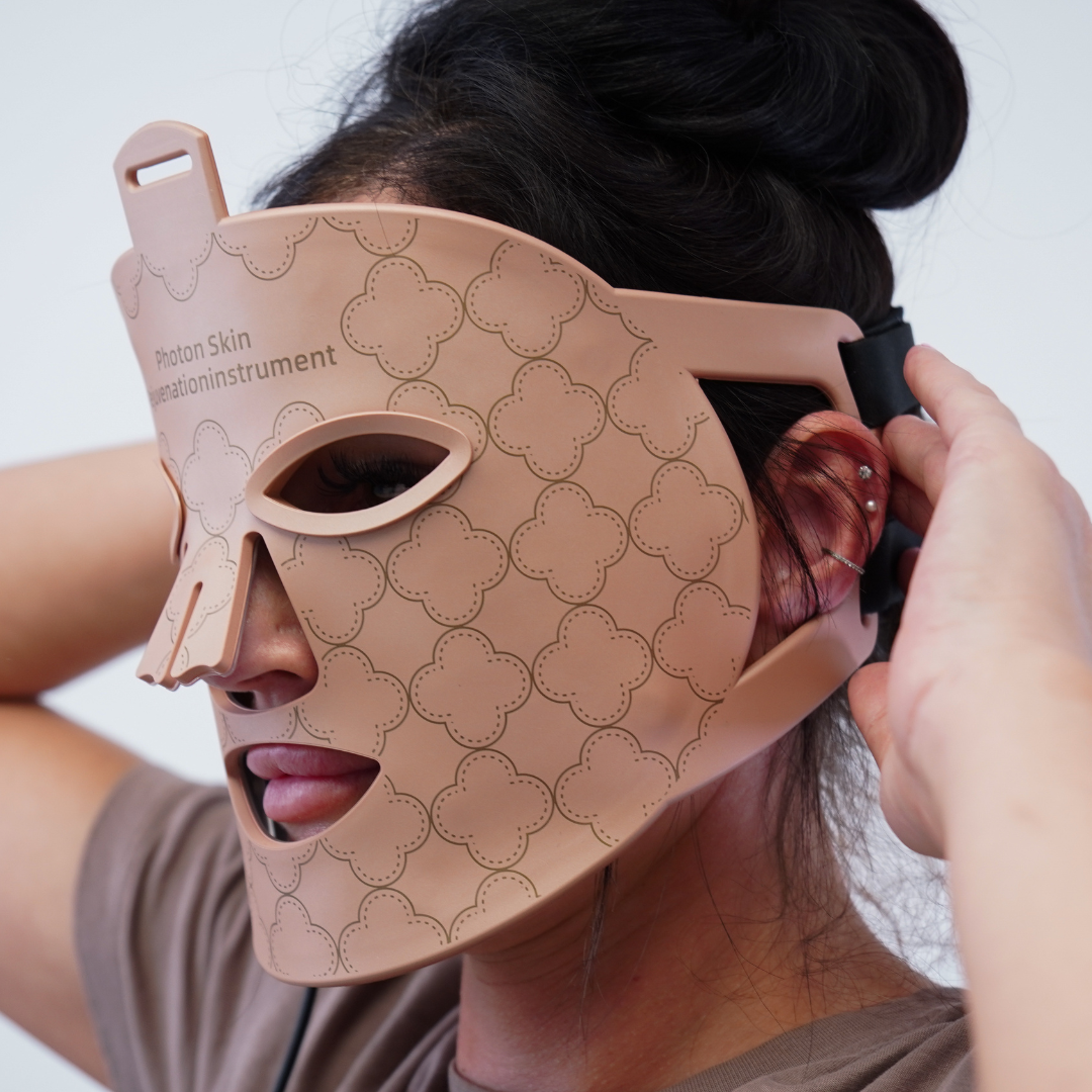 7-Mode LED Therapy Mask - Pink