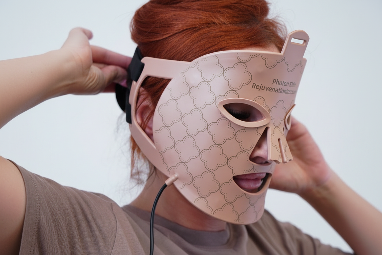 7-Mode LED Therapy Mask - Pink