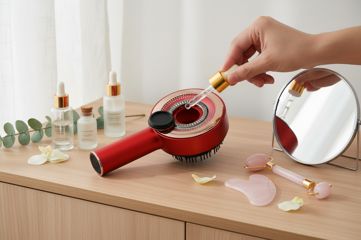 Red Light therapy Massage Comb