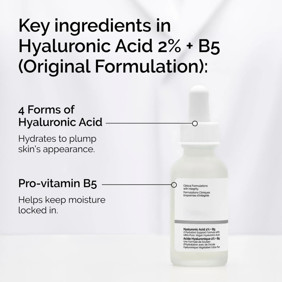 Hyaluronic Acid + B5 Serum — Moisturising Face Serum