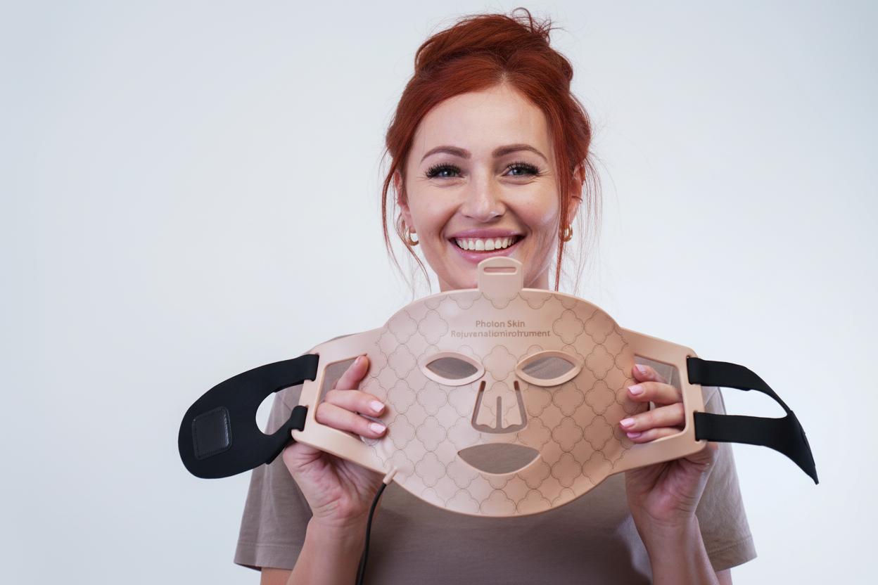 7-Mode LED Therapy Mask - Pink